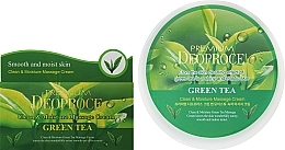 Крем масажний для тіла - Deoproce Premium Deoproce Clean & Moisture Green Tea Massage Cream — фото N2