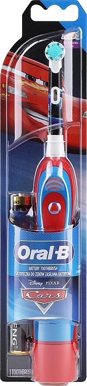 Дитяча електрична зубна щітка, тачки 2 - Oral-B Stages Power Cars Tothbrush — фото N1