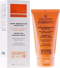 Солнцезащитный крем для лица и тела - Collistar Crema Abbronzante Protettiva Media SPF15 — фото N2