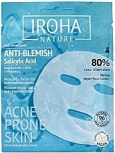 Парфумерія, косметика Тканинна маска для обличчя проти прищів - Iroha Nature Anti-Blemish Face Sheet Mask