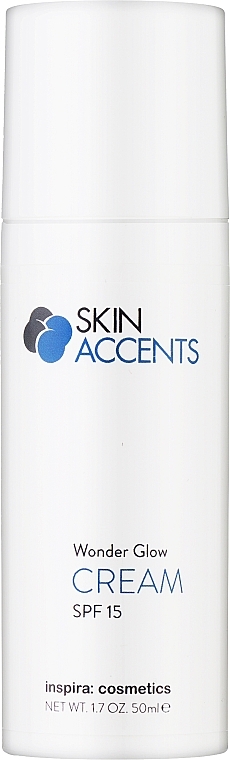 Інтенсивно зволожуючий ліфтинг-крем - Inspira:cosmetics Skin Accents Wonder Glow Cream SPF15 — фото N1