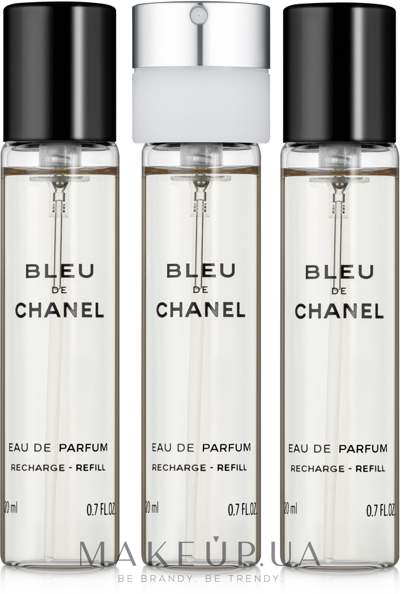 Chanel Bleu de Chanel - Парфюмированная вода (сменный блок) — фото 3x20ml