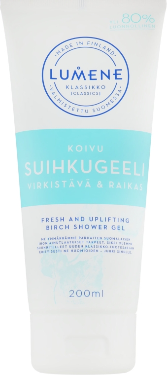 Освіжальний березовий гель для душу - Lumene Klassikko Fresh and Uplifting Birch Shower Gel — фото N1