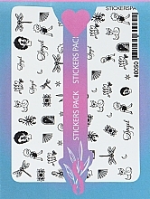 Парфумерія, косметика Дизайнерські наклейки для нігтів "Color 0050" - StickersSpace 