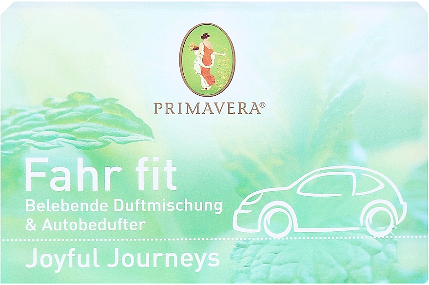 Набор "Радостные путешествия" - Primavera Car Fragrance Gift Set Drive Cool (oil/5ml + ass/5pcs + ass/1pcs) — фото N2