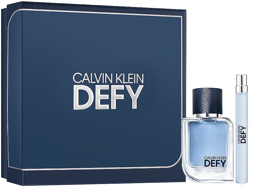 Calvin Klein Defy - Набор (edt/50ml + edt/10ml) — фото N1