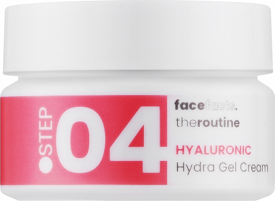 Крем-гель для обличчя з гіалуроновою кислотою - Face Facts The Routine Step.04 Hyaluronic Hydra Gel Cream — фото N1