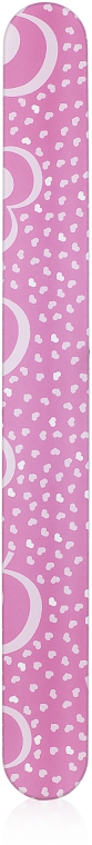 Пилка полировочная №601, розовые сердечка - Avenir Cosmetics — фото N1