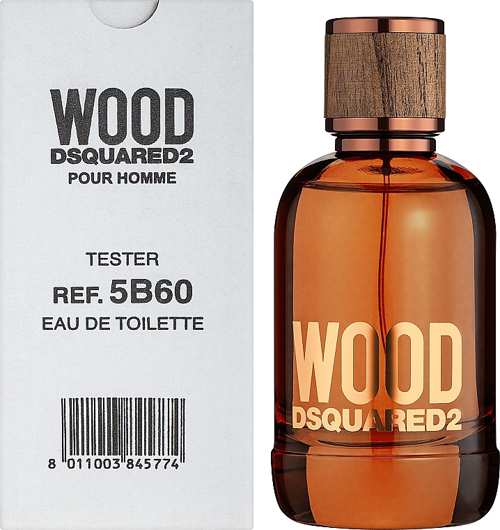 Dsquared2 Wood Pour Homme - Туалетная вода (тестер с крышечкой) — фото N2