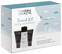 Парфумерія, косметика Набір - Academie Travel Kit Derm Acte Academie (micelar/water/50ml + cr/15ml + cr/15ml)