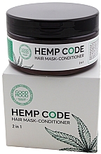 Восстанавливающая маска-кондиционер для волос с конопляным маслом - Good Mood Hemp Code Hair Mask-Conditioner — фото N2
