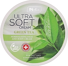 Духи, Парфюмерия, косметика Нормализирующий крем для лица и тела - Revers Inelia Green Tea Normalizing Face & Body Cream