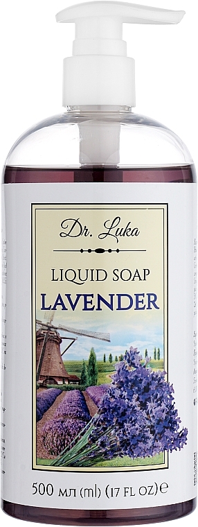 Рідке мило "Лаванда" - Dr.Luka Liquid Soap Lavender — фото N1