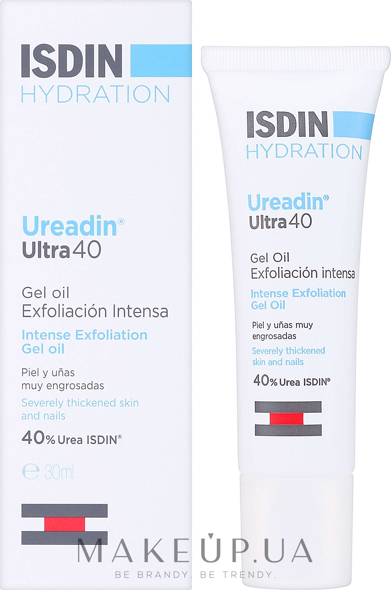 Інтенсивна відлущувальна гель-олія для ніг - Isdin Ureadin Ultra 40 Exfoliating Gel Oil — фото 30ml