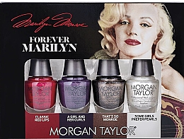 Парфумерія, косметика Набір лаків для нігтів - Morgan Taylor Forever Marilyn (nail/polish/4х5ml)
