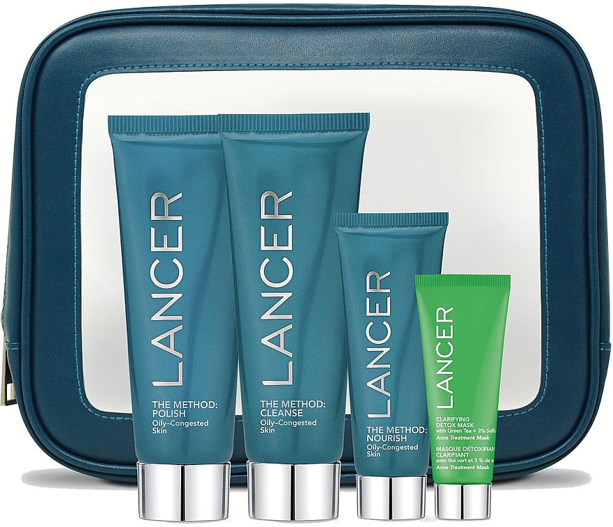 Набор, 5 продуктов - Lancer The Method Intro Kit Oily-Congested Skin — фото N1