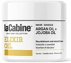 Питательная маска для сухих волос с маслом арганы и жожоба - La Cabine Elixir Oil Mask Argan Oil + Jojoba Oil — фото N1