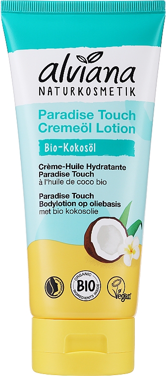Лосьон для тела - Alviana Naturkosmetik Paradise Touch Cream Oil Lotion — фото N1