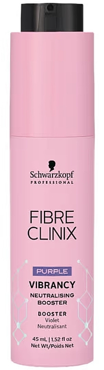 Бустер для фарбованого волосся - Schwarzkopf Professional Fiber Clinix Vibrancy Purple Booster — фото N1