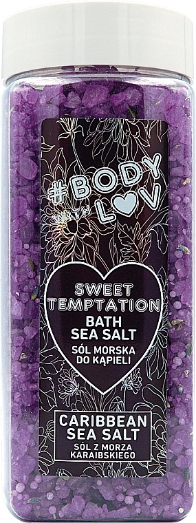 Сіль для ванн "Солодка спокуса" - New Anna Cosmetics Body With Luv Sea Salt For Bath Sweet Temptation — фото N1