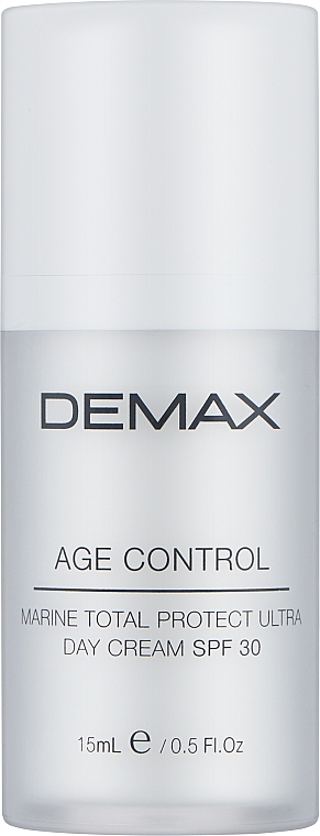 Дневной защитный крем с морскими водорослями - Demax Age Control Marine Day Cream Total Protect SPF 30 — фото N1