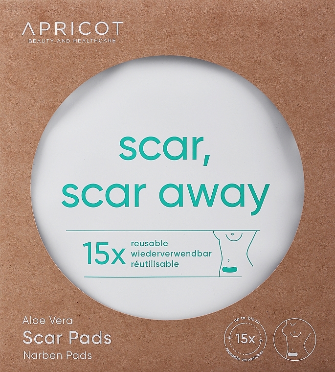 Патчи от рубцов с алоэ вера - Apricot Scar, Scar Away Aloe Vera Pads — фото N1