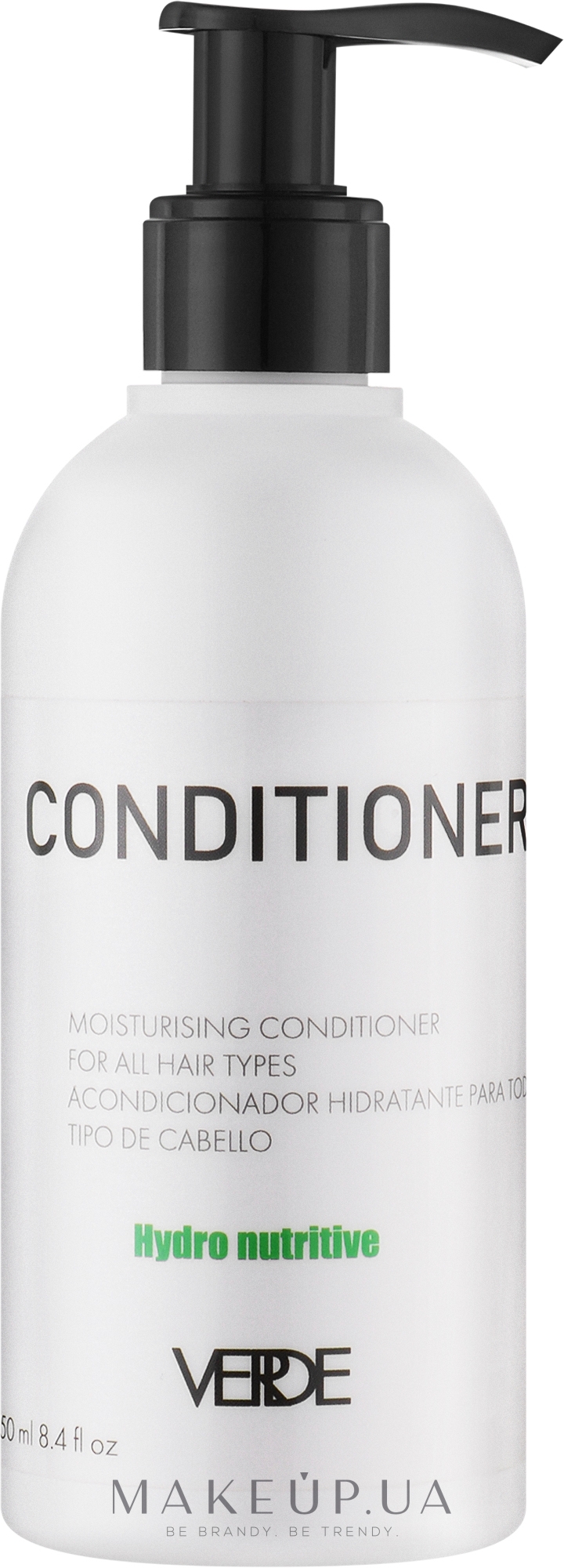 Кондиционер для волос - Verde Hydro Nutritive Conditioner — фото 250ml