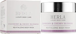 Відновлювальна маска для тіла - Herla Luxury Body Care Cranberry & Cherry Blossom Revitalizing Body Mask — фото N2