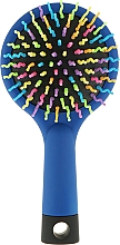 Духи, Парфюмерия, косметика УЦЕНКА Расческа Rainbow Brush для объема, синяя - Ласковая *