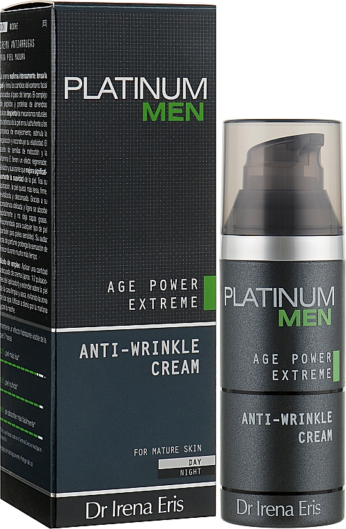 Подтягивающий крем для лица - Dr Irena Eris Platinum Men Age Power Extreme Cream — фото N2
