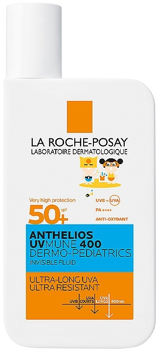 Детский солнцезащитный флюид для лица и тела SPF50+ - La Roche-Posay Anthelios UV Mune 400 Fluid — фото N1
