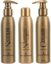 Духи, Парфюмерия, косметика Набор - Kleral System Semi Di Lino (sham/150ml + cr/150ml + serum/150ml)