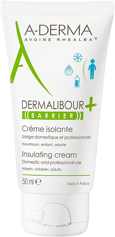 Крем для тіла - A-Derma Dermalibour Barrier Insuiating Cream — фото N1
