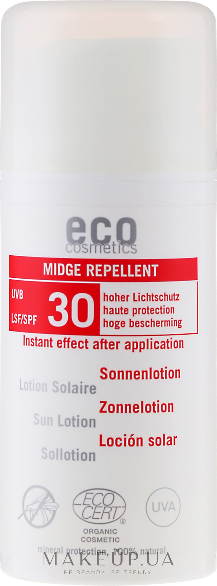 Лосьйон для захисту від сонця і укусів комарів - Eco Cosmetics Sonnenlotion LSF 30 — фото 100ml