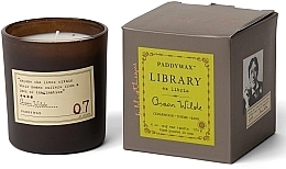 Парфумерія, косметика Ароматична свічка у склянці - Paddywax Library Oscar Wilde Candle