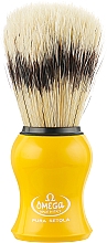 Парфумерія, косметика Помазок для гоління 80265 на підставці, жовтий - Omega