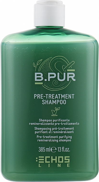 Шампунь "Очищение и реминерализация" - Echosline B.Pur Pre-Treatment Purifying Remineralising Shampoo — фото N1