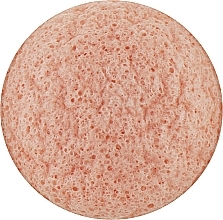 Мини-спонж конжаковый 55 х 25 мм, полусфера, розовый - Cosmo Shop Konjac Sponge Pink Craft Box — фото N1