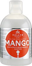 Зволожувальний шампунь для волосся, з олією манго - Kallos Cosmetics Mango — фото N1