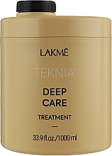 Восстанавливающая маска для поврежденных волос - Lakme Teknia Deep Care Treatment — фото N2