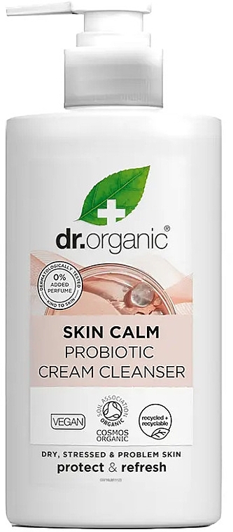 Очищающий крем для лица - Dr. Organic Skin Calm Probiotic Cream Cleansing  — фото N1