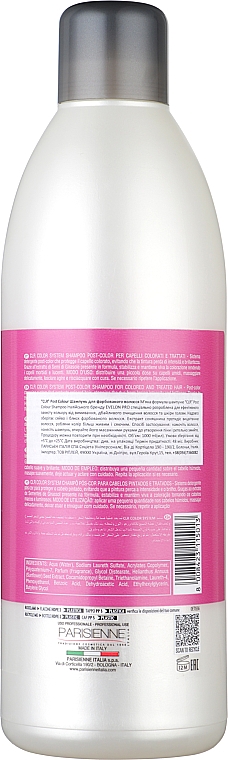 Шампунь для окрашенных волос - Parisienne Evelon Pro Color System Post Color Shampoo — фото N2