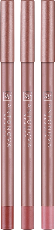 Antonova Beauty Bon Voyage 3in1 Lip Pencil Set