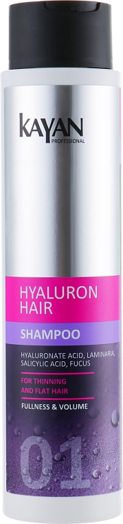 Шампунь для тонких и лишенных объема волос - Kayan Professional Hyaluron Hair Shampoo