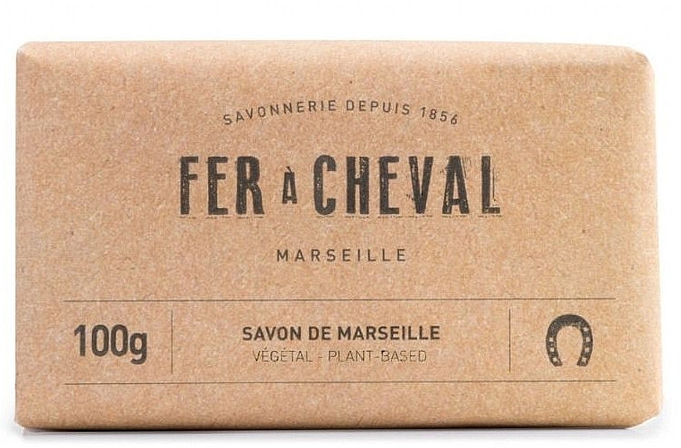 Натуральное марсельское растительное мыло - Fer A Cheval Pure Olive Marseille Soap Bar — фото N1