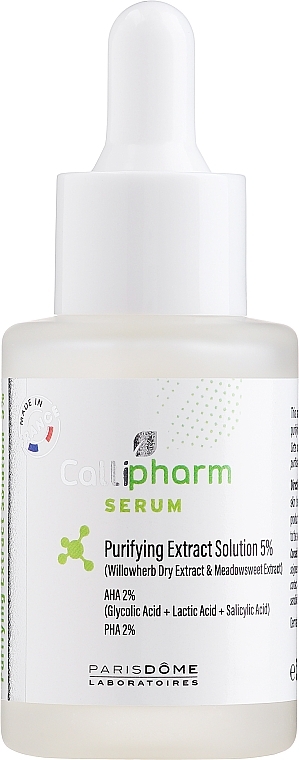 Очищувальна сироватка для обличчя - Callipharm Serum Purifying Extract Solution 5% — фото N2