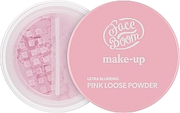 Розсипчаста пудра з блюр-ефектом - Bielenda Face Boom Make-Up Pink Loose Powder — фото N1