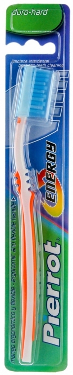 Зубная щетка "Энергия", жесткая, оранжевая - Pierrot Energy — фото N1