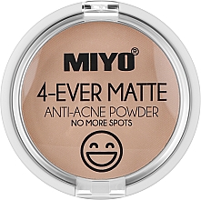 Парфумерія, косметика Компактна матувальна пудра для обличчя - Miyo 4-Ever Matte Powder