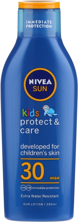 Лосьон детский солнцезащитный "Играй и купайся" SPF 30 - NIVEA Sun Kids — фото N3